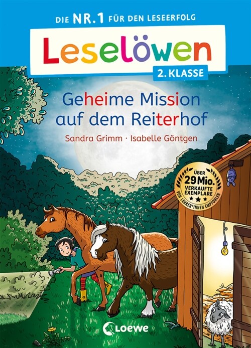 Leselowen 2. Klasse - Geheime Mission auf dem Reiterhof (Hardcover)