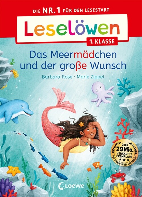 Leselowen 1. Klasse - Das Meermadchen und der große Wunsch (Hardcover)