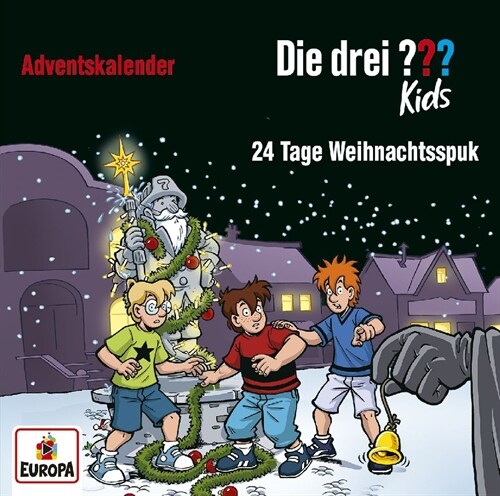 Die drei  Kids Adventskalender - 24 Tage Weihnachtsspuk, 3 Audio-CDs (CD-Audio)