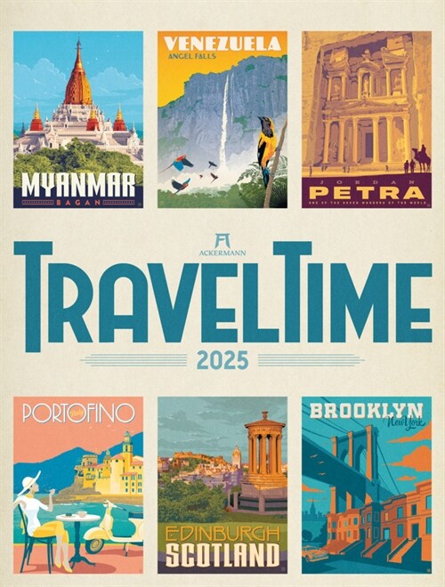 Travel Time - Reise-Plakate Kalender 2025 (Calendar)