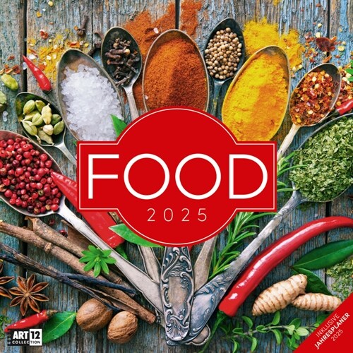 Food Kalender 2025 - 30x30 (Calendar)
