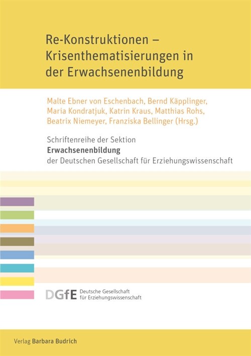 Re-Konstruktionen - Krisenthematisierungen in der Erwachsenenbildung (Paperback)