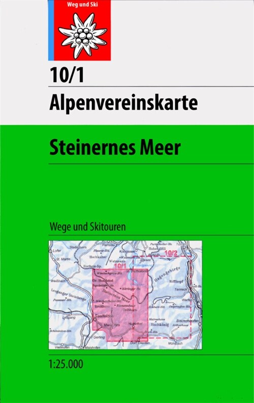 Steinernes Meer (Sheet Map)