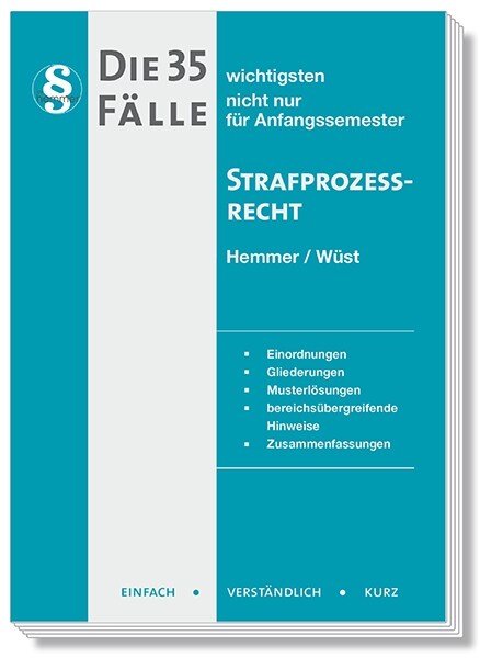 Die 35 wichtigsten Falle Strafprozessrecht (Book)