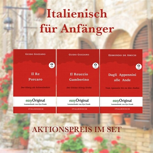 Italienisch fur Anfanger (mit Audio-Online) - Lesemethode von Ilya Frank - Zweisprachige Ausgabe Italienisch-Deutsch, m. 3 Audio, m. 3 Audio, 3 Teile (WW)