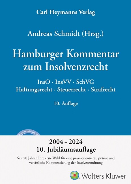 Hamburger Kommentar zum Insolvenzrecht (Hardcover)