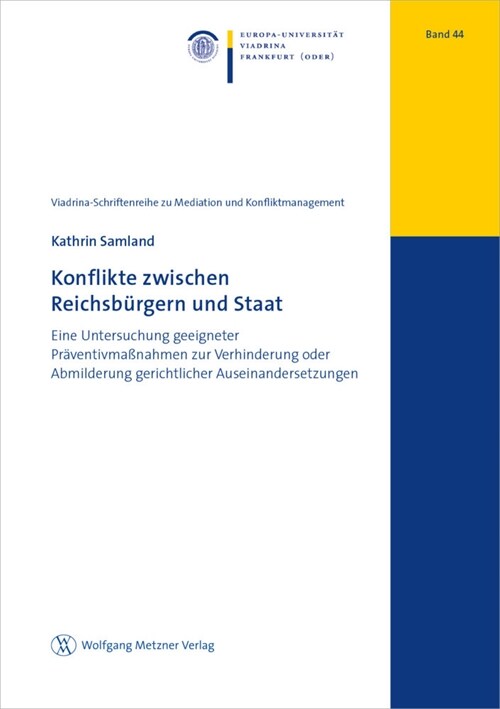 Konflikte zwischen Reichsburgern und Staat (Paperback)