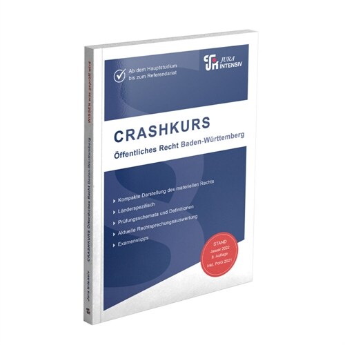 CRASHKURS Offentliches Recht - Baden-Wurttemberg (Paperback)