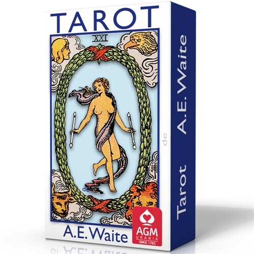 Tarot of A.E. Waite (Blue Edition, Standard, Spanish), m. 1 Buch, m. 78 Beilage (Book)