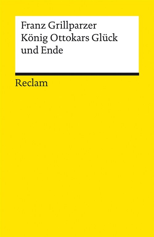 Konig Ottokars Gluck und Ende (Paperback)