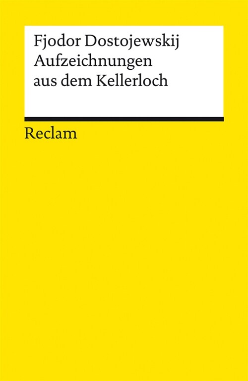 Aufzeichnungen aus dem Kellerloch (Paperback)