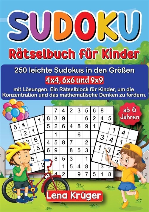 Sudoku Ratselbuch fur Kinder ab 6 Jahren (Paperback)