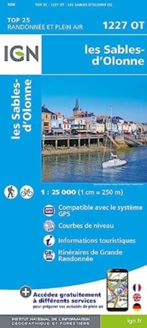 1227OT Les Sables - dOlonne (Sheet Map)