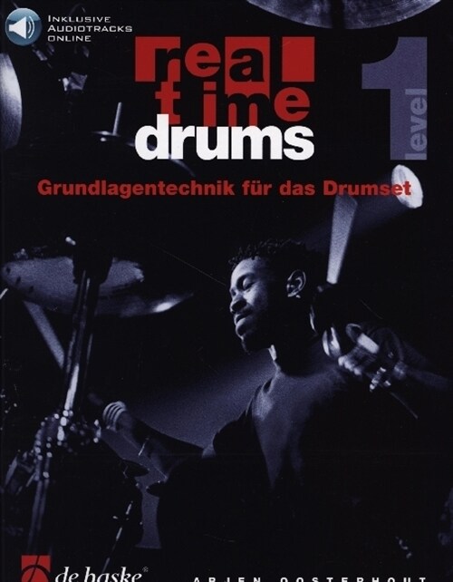 Real Time Drums, mit Audiotracks Online. Level.1 (Pamphlet)
