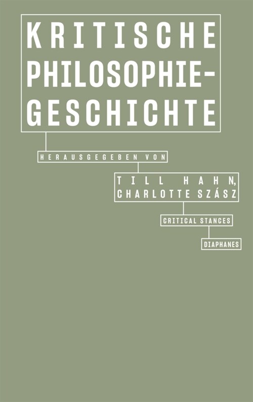Kritische Philosophiegeschichte (Paperback)