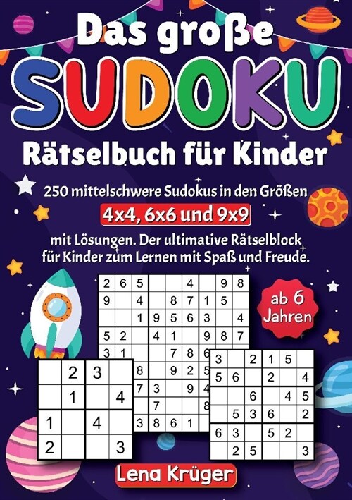 Das große Sudoku Ratselbuch fur Kinder ab 6 Jahren (Paperback)