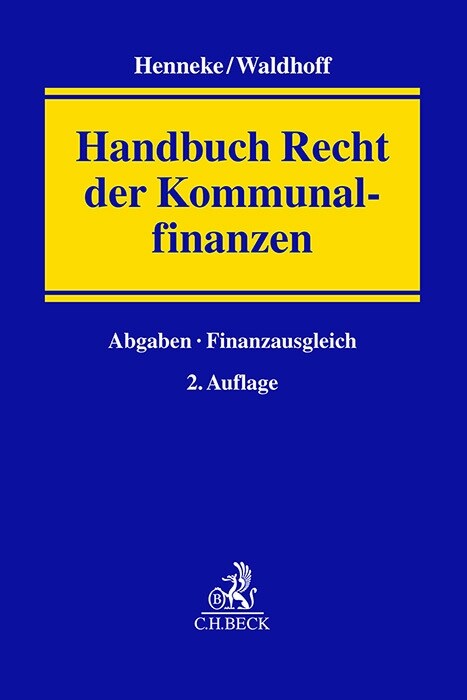 Handbuch Recht der Kommunalfinanzen (Hardcover)