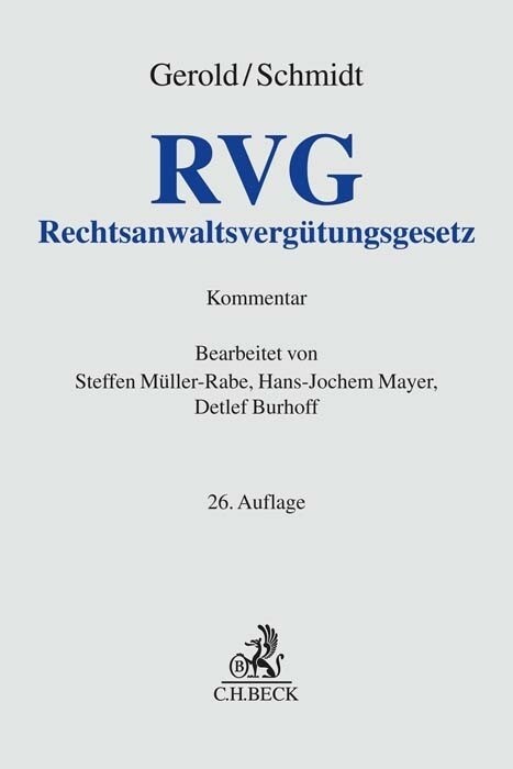 Rechtsanwaltsvergutungsgesetz (Hardcover)