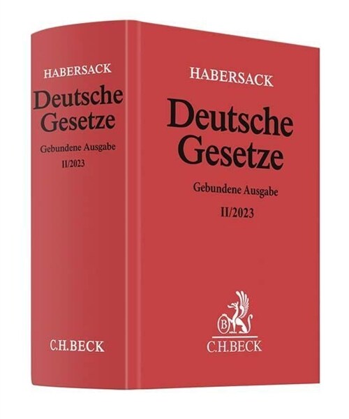 Deutsche Gesetze Gebundene Ausgabe II/2023 (Hardcover)