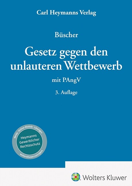 Gesetz gegen den unlauteren Wettbewerb - Kommentar (Hardcover)