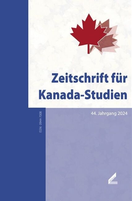 Zeitschrift fur Kanada-Studien (Paperback)