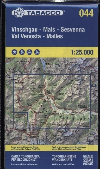 44 Vinschgau Sesvenna (Sheet Map)