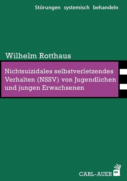 Nichtsuizidales selbstverletzendes Verhalten (NSSV) von Jugendlichen und jungen Erwachsenen (Book)