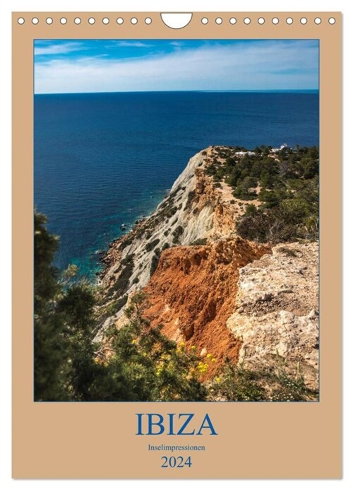 Ibiza Inselimpressionen (Wandkalender 2024 DIN A4 hoch), CALVENDO Monatskalender (Calendar)