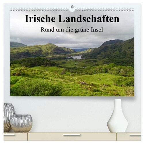 Irische Landschaften - Rund um die grune Insel (hochwertiger Premium Wandkalender 2024 DIN A2 quer), Kunstdruck in Hochglanz (Calendar)