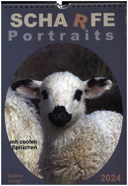 Scharfe Portraits (Wandkalender 2024 DIN A4 hoch), CALVENDO Monatskalender (Calendar)