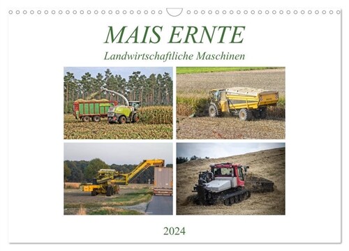 MAIS ERNTE (Wandkalender 2024 DIN A3 quer), CALVENDO Monatskalender (Calendar)