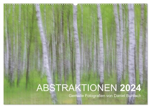 ABSTRAKTIONEN 2024 (Wandkalender 2024 DIN A2 quer), CALVENDO Monatskalender (Calendar)