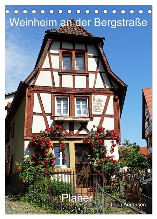 Weinheim an der Bergstraße Planer (Tischkalender 2024 DIN A5 hoch), CALVENDO Monatskalender (Calendar)