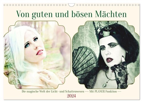 Von guten und bosen Machten (Wandkalender 2024 DIN A3 quer), CALVENDO Monatskalender (Calendar)