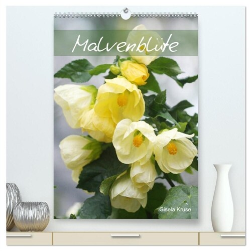 Malvenblute (hochwertiger Premium Wandkalender 2024 DIN A2 hoch), Kunstdruck in Hochglanz (Calendar)