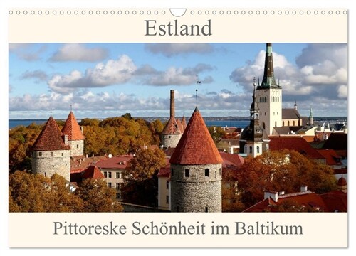 Estland - Pittoreske Schonheit im Baltikum (Wandkalender 2024 DIN A3 quer), CALVENDO Monatskalender (Calendar)