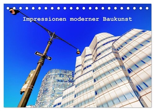 Impressionen moderner Baukunst (Tischkalender 2024 DIN A5 quer), CALVENDO Monatskalender (Calendar)