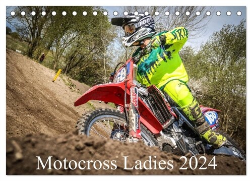 Motocross Ladies 2024 (Tischkalender 2024 DIN A5 quer), CALVENDO Monatskalender (Calendar)