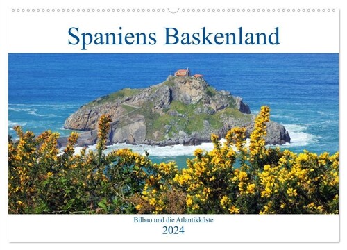 Spaniens Baskenland (Wandkalender 2024 DIN A2 quer), CALVENDO Monatskalender (Calendar)