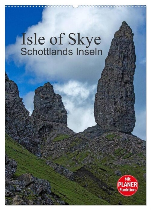 Isle of Skye - Schottlands Inseln - Familienplaner (Wandkalender 2024 DIN A2 hoch), CALVENDO Monatskalender (Calendar)