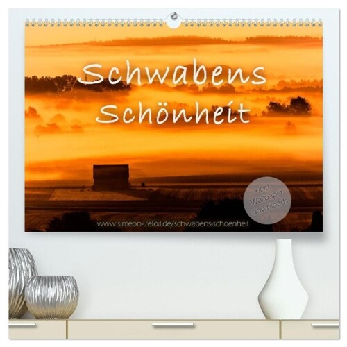 Schwabens Schonheit (hochwertiger Premium Wandkalender 2024 DIN A2 quer), Kunstdruck in Hochglanz (Calendar)