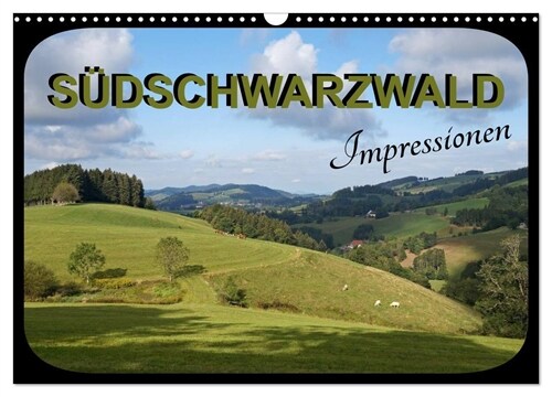 Sudschwarzwald - Impressionen (Wandkalender 2024 DIN A3 quer), CALVENDO Monatskalender (Calendar)