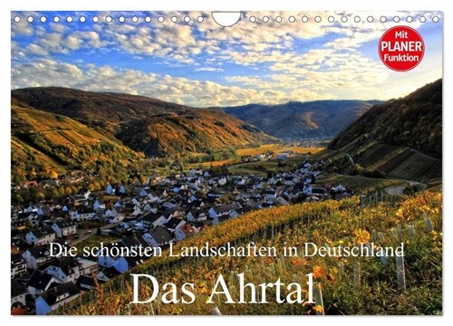 Die schonsten Landschaften in Deutschland - Das Ahrtal (Wandkalender 2024 DIN A4 quer), CALVENDO Monatskalender (Calendar)
