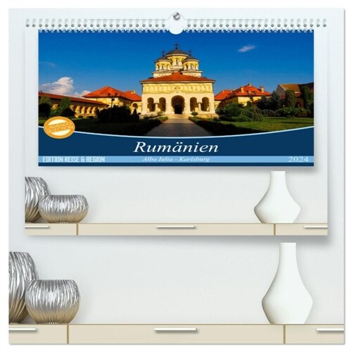 Rumanien, Alba Iulia - Karlsburg (hochwertiger Premium Wandkalender 2024 DIN A2 quer), Kunstdruck in Hochglanz (Calendar)