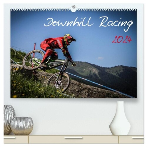 Downhill Racing 2024 (hochwertiger Premium Wandkalender 2024 DIN A2 quer), Kunstdruck in Hochglanz (Calendar)