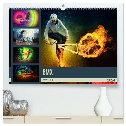 BMX My Life (hochwertiger Premium Wandkalender 2024 DIN A2 quer), Kunstdruck in Hochglanz (Calendar)