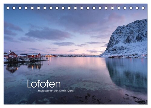 Lofoten Impressionen von Armin Fuchs (Tischkalender 2024 DIN A5 quer), CALVENDO Monatskalender (Calendar)