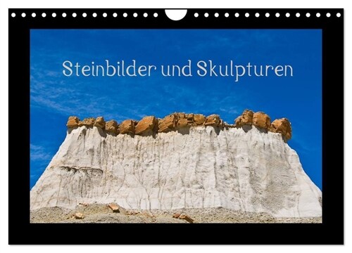 Steinbilder und Skupturen (Wandkalender 2024 DIN A4 quer), CALVENDO Monatskalender (Calendar)