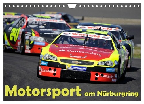 Motorsport am Nurburgring (Wandkalender 2024 DIN A4 quer), CALVENDO Monatskalender (Calendar)