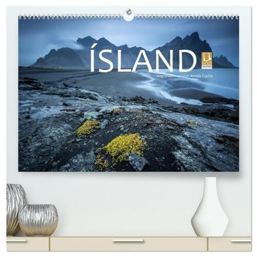 Island Impressionen von Armin Fuchs (hochwertiger Premium Wandkalender 2024 DIN A2 quer), Kunstdruck in Hochglanz (Calendar)